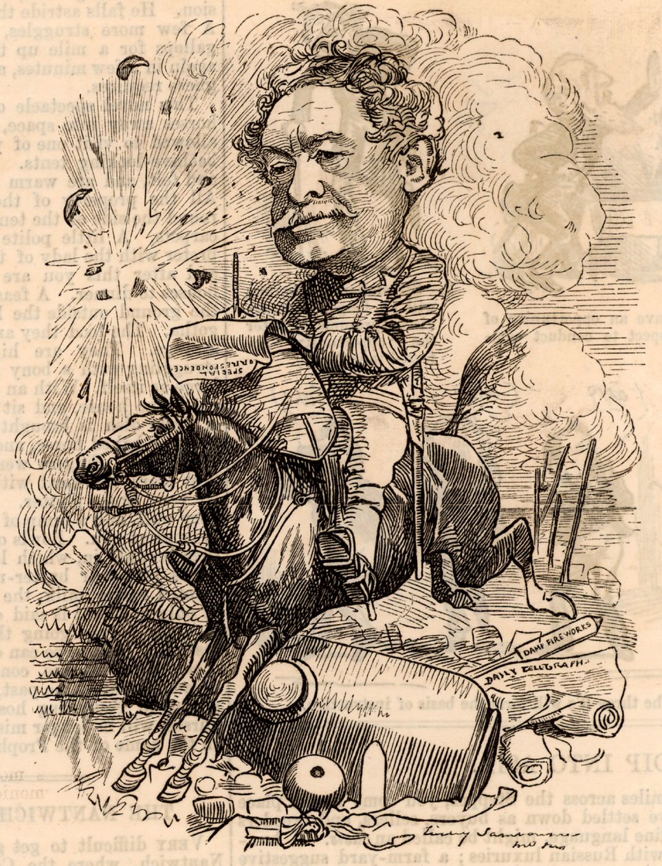 William Howard Russell by Edward Linley Sambourne