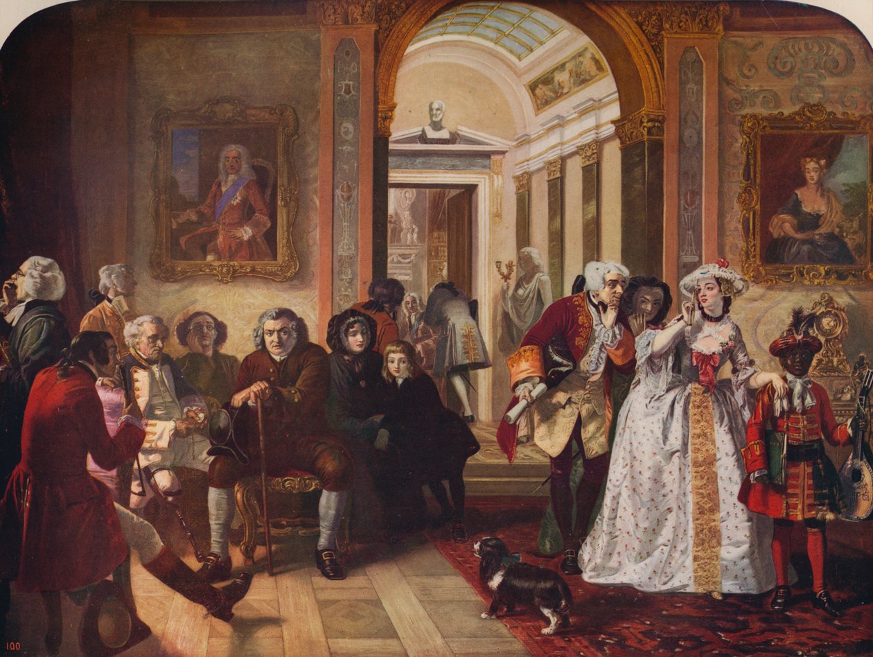 Dr. Johnson in Ante-Room of Lord Chesterfield, 1748, c1915 by Edward Matthew Ward