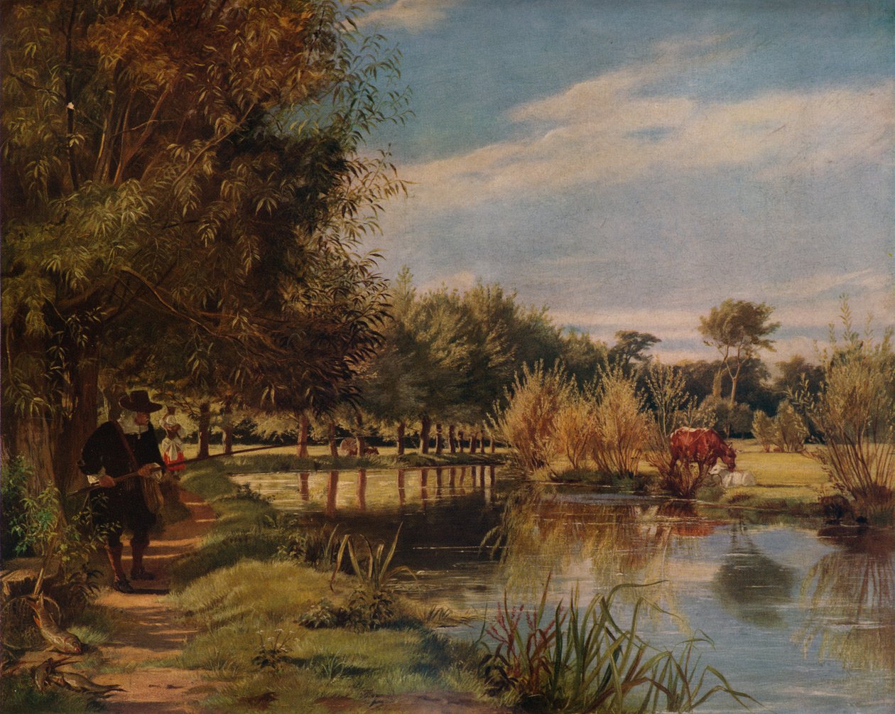 Izaak Walton angling: A Summer