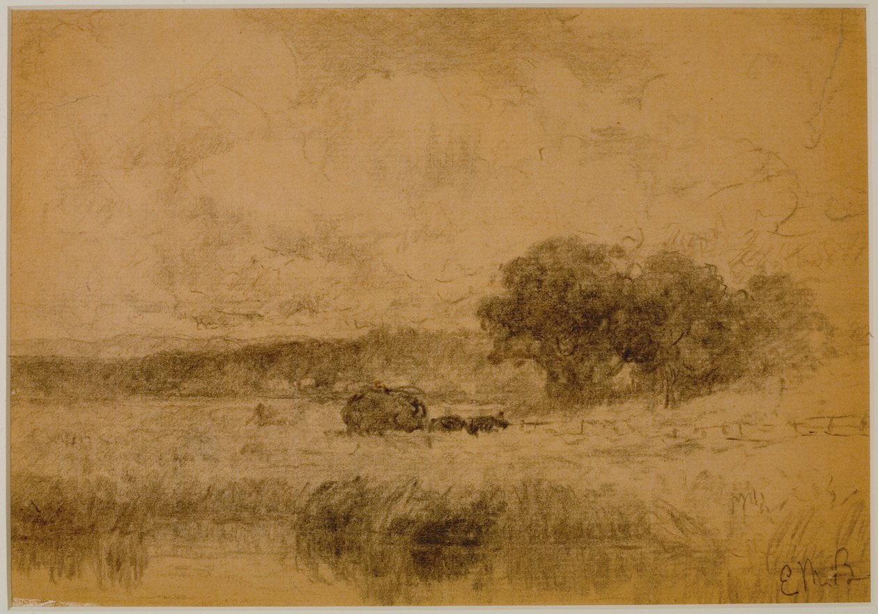 Landscape, Woods (#13) c. 1880 by Edward Mitchell Bannister