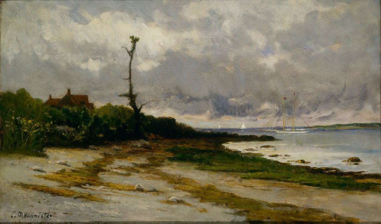 Landscape Near Newport, R. I. by Edward Mitchell Bannister