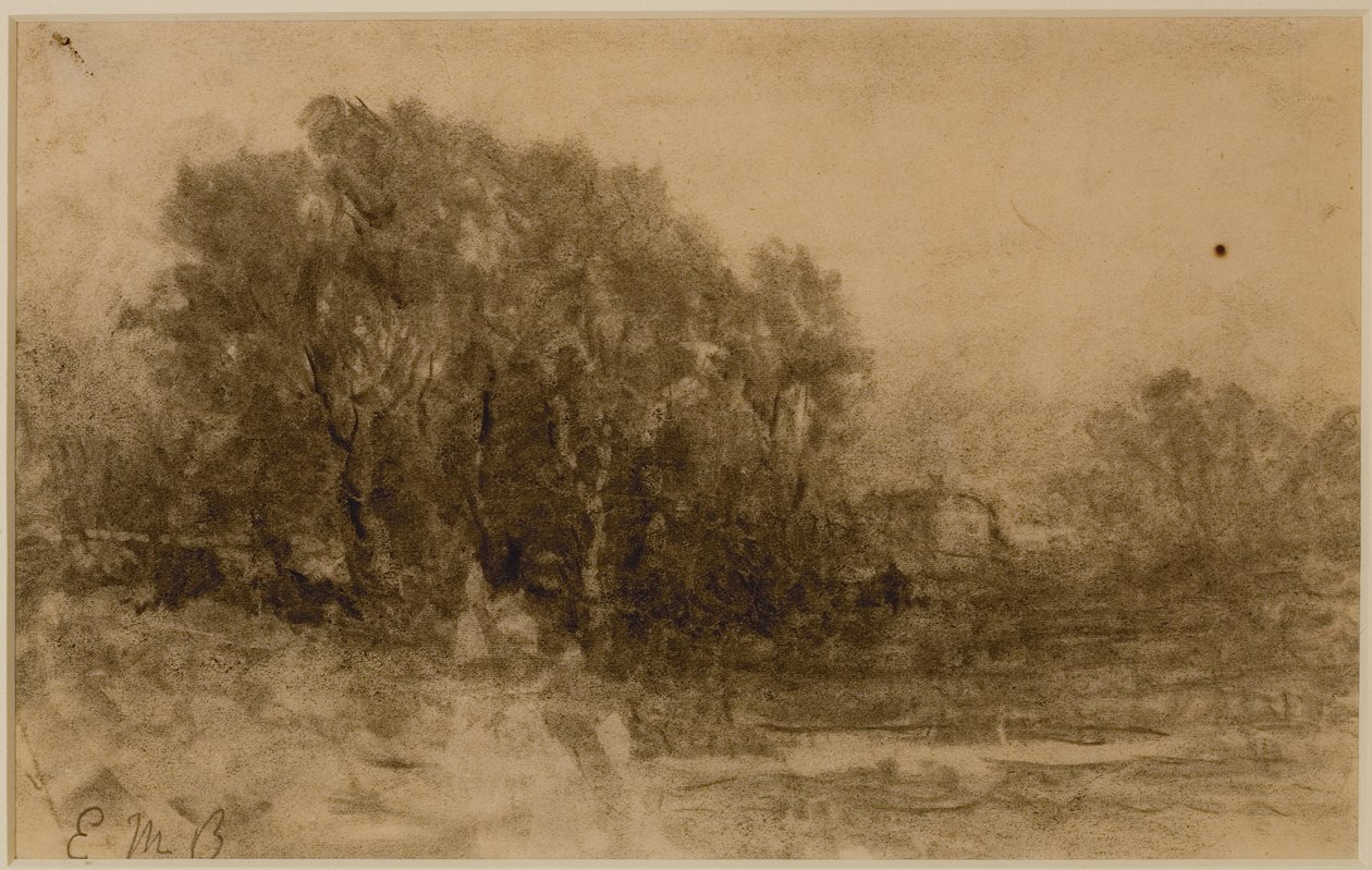Landscape with Woods by Edward Mitchell Bannister