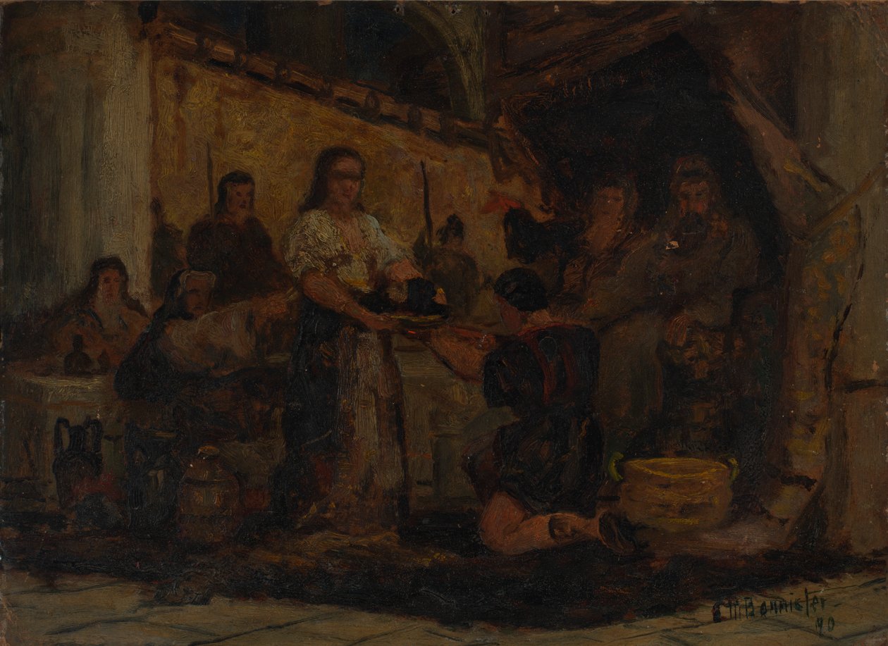 Salome Receiving the Head of John the Baptist, 1890 by Edward Mitchell Bannister