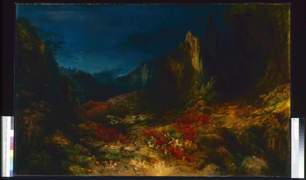 The Valley in the Sea by Edward Moran