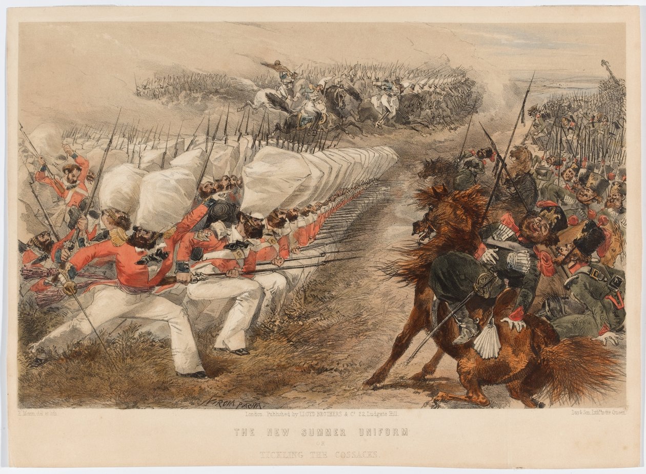 The New Summer Uniform or Tickling the Cossacks by Edward Morin