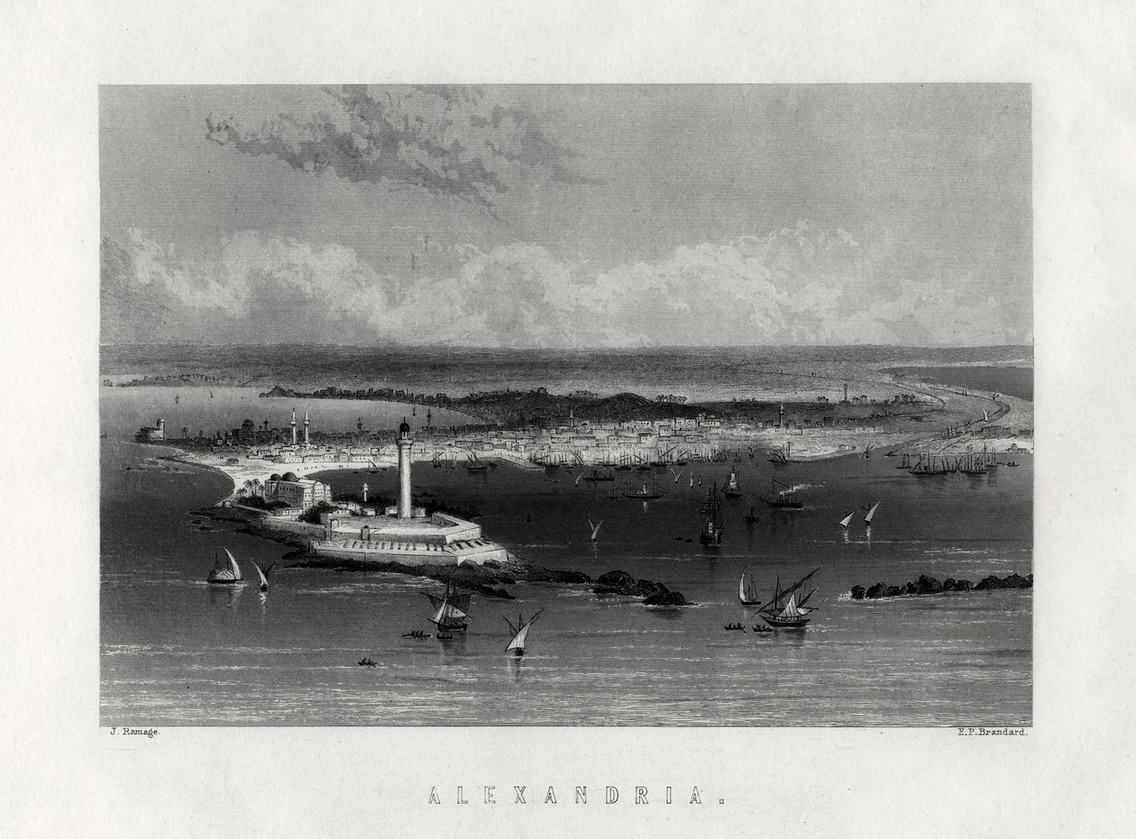 Alexandria, Egypt, 19th Century by Edward Paxman Brandard