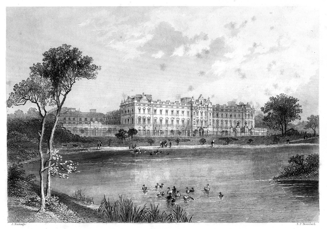 Buckingham Palace, London by Edward Paxman Brandard