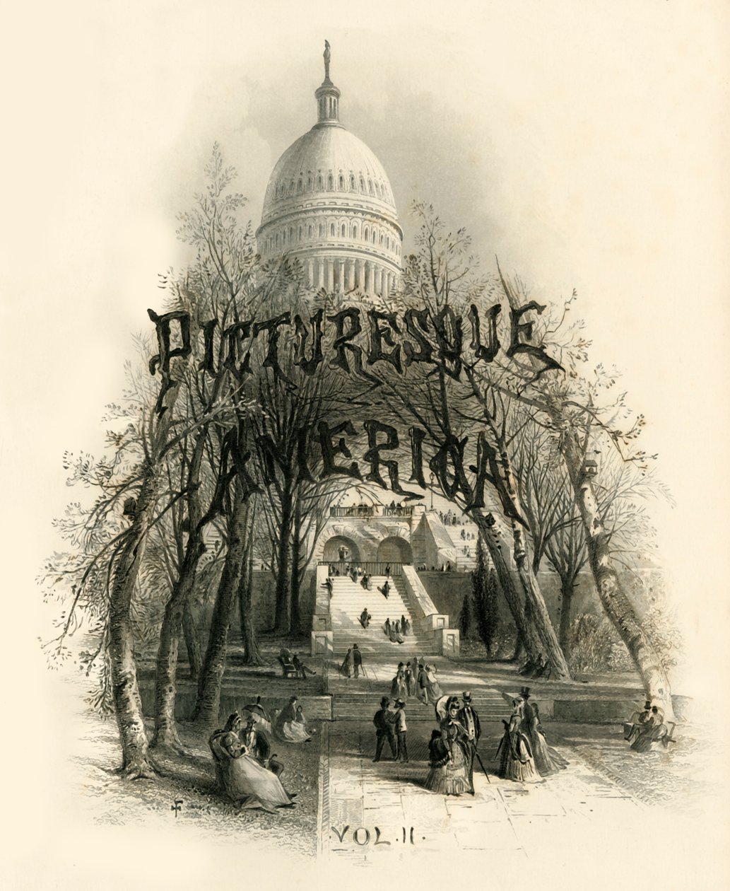 Dome of the Capitol, 1874 by Edward Paxman Brandard