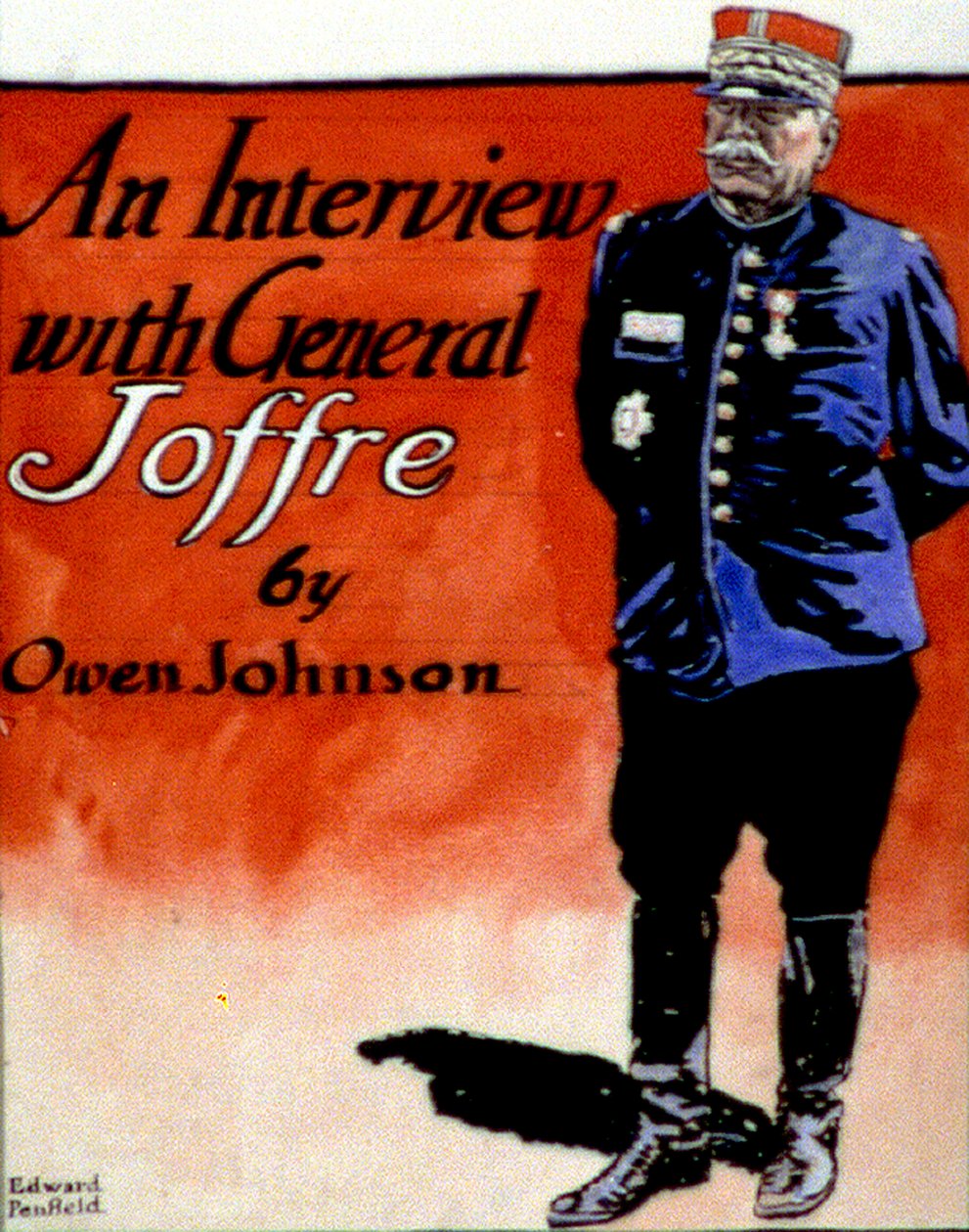 General Joffre, French military commander. Cover of 