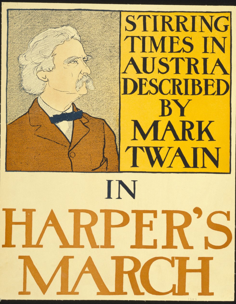 Mark Twain in Harper