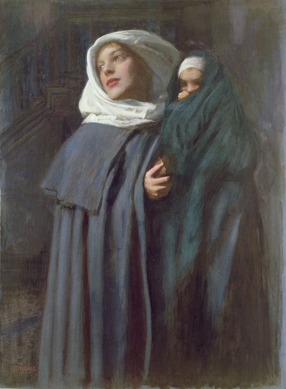 Mother and Child by Edward Robert Hughes