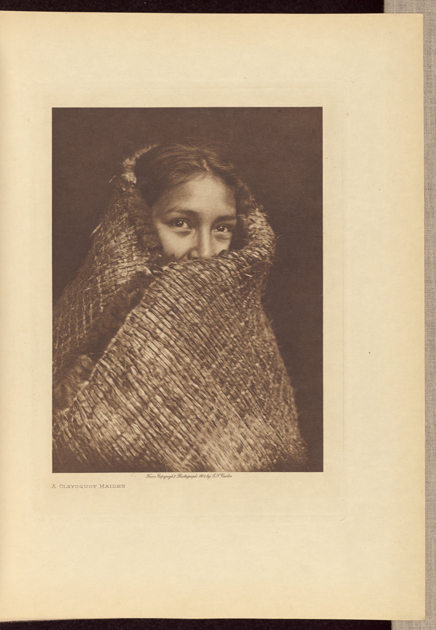 A Clayoquot Maiden by Edward S. Curtis