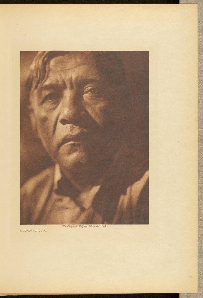 A Coast Pomo Man by Edward S. Curtis