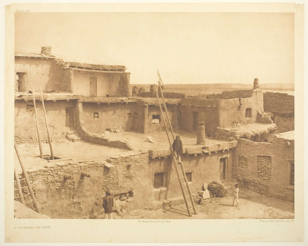 A Corner of Zuni by Edward S. Curtis