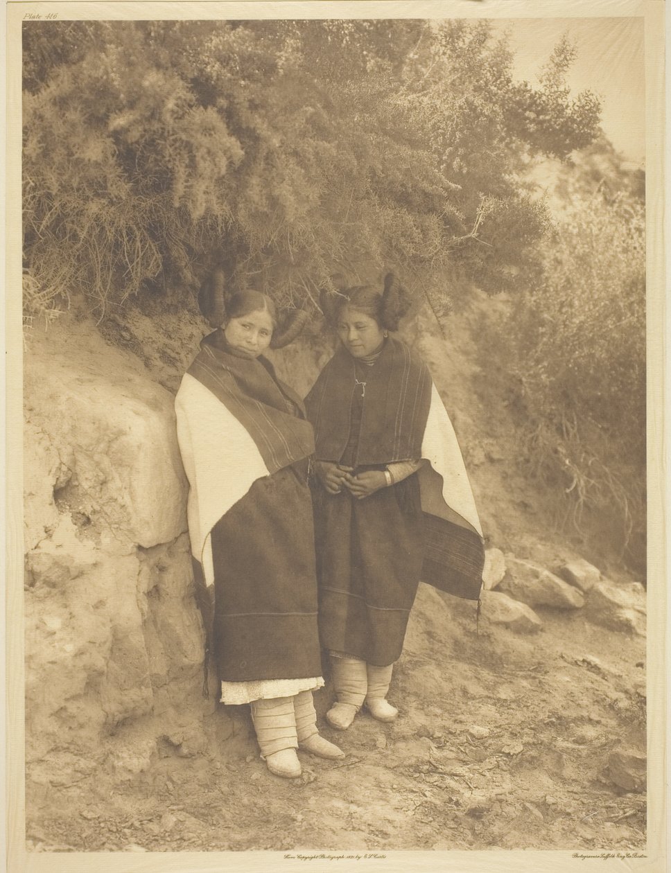 At the Trysting Place by Edward S. Curtis
