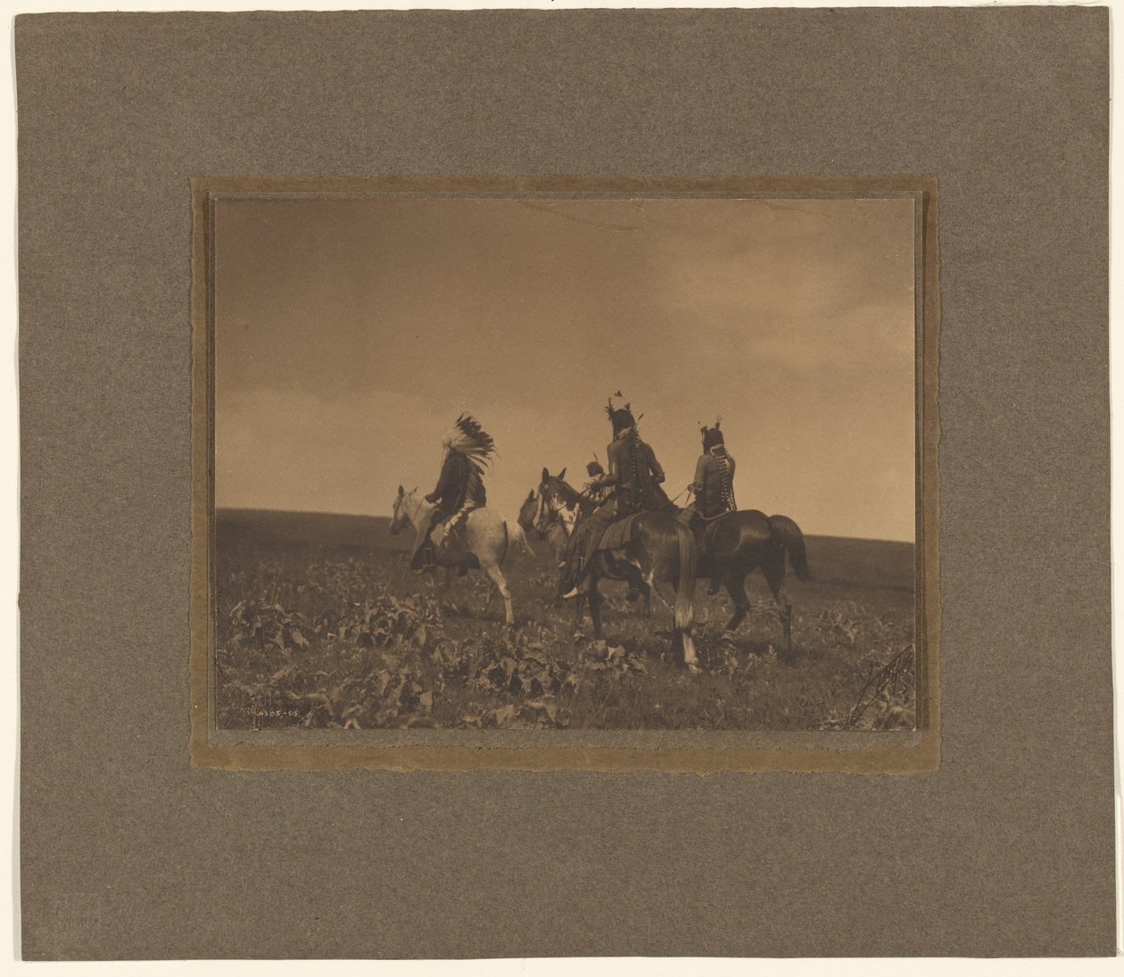 Bull Chief, Chester, & Shorty by Edward S. Curtis