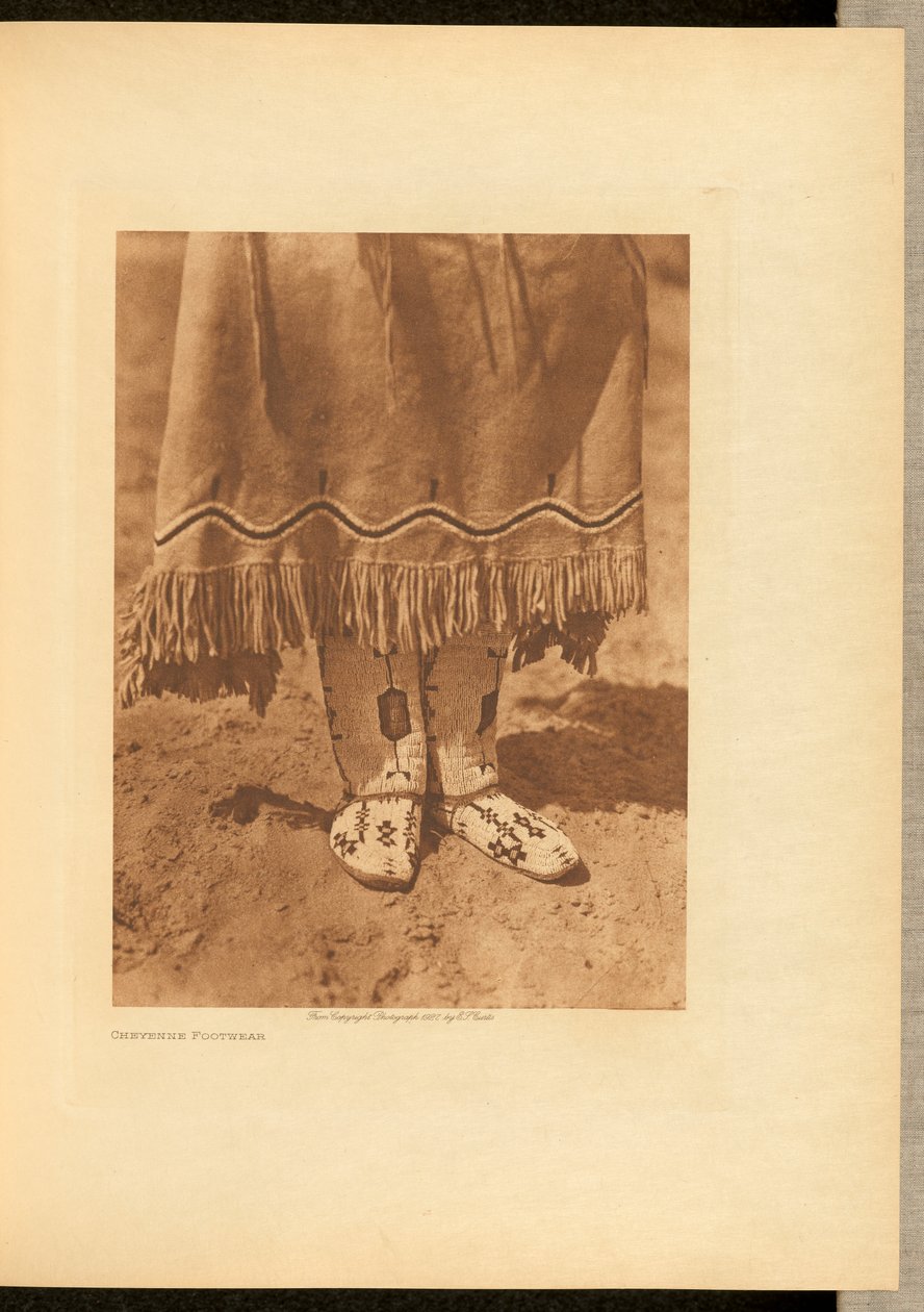Cheyenne Footwear by Edward S. Curtis