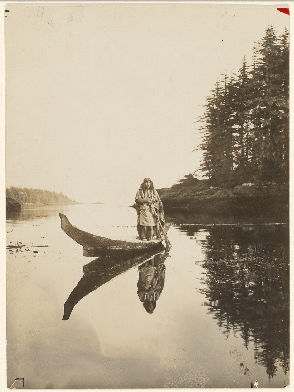 Long Does My Sturdy Craft Breast Wave and Tide by Edward S. Curtis