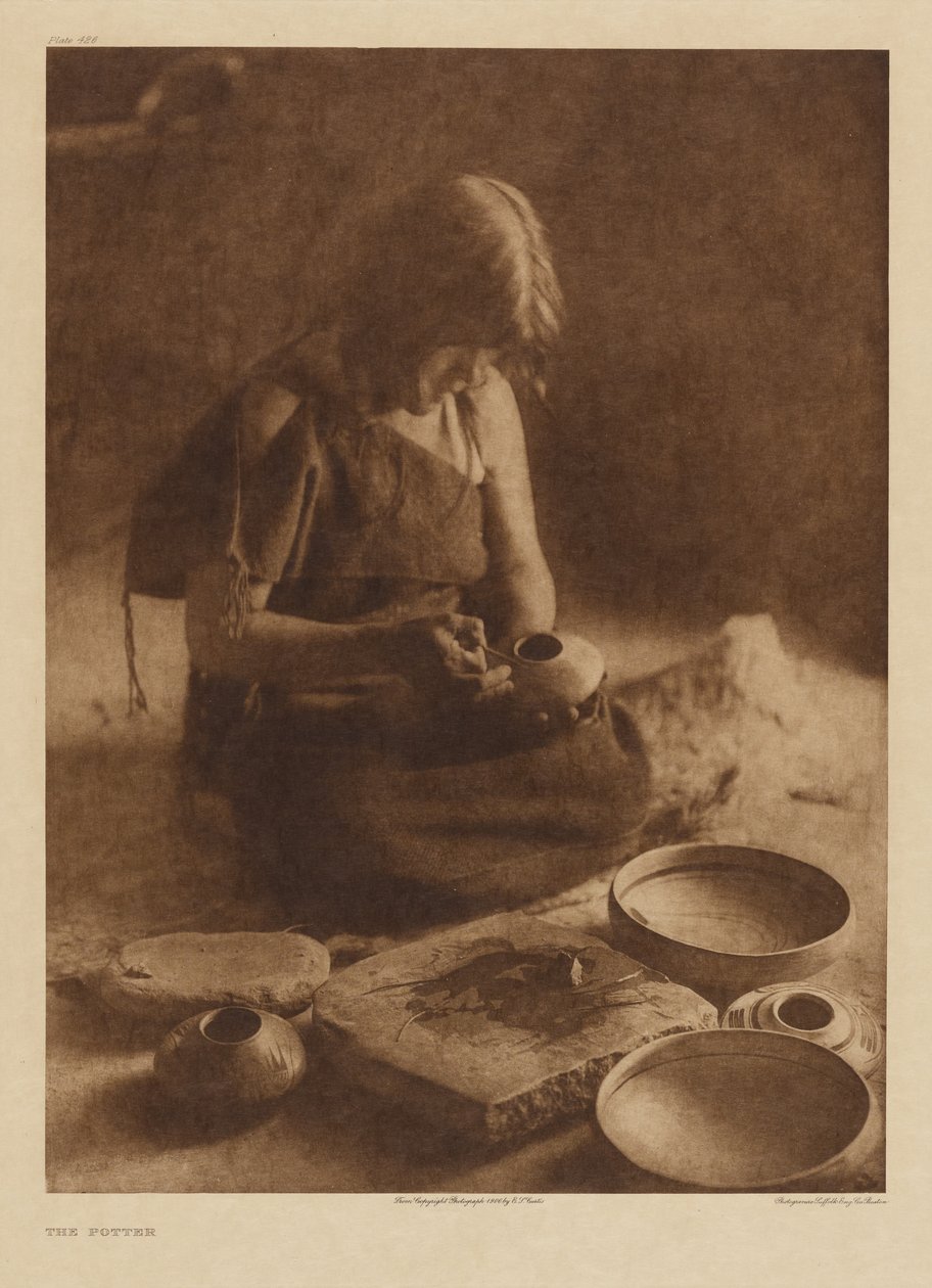 The Potter by Edward S. Curtis