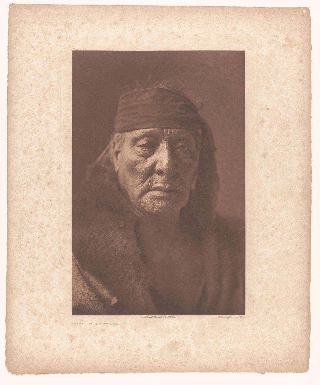 Portrait of Bear’s Teeth by Edward Sheriff Curtis