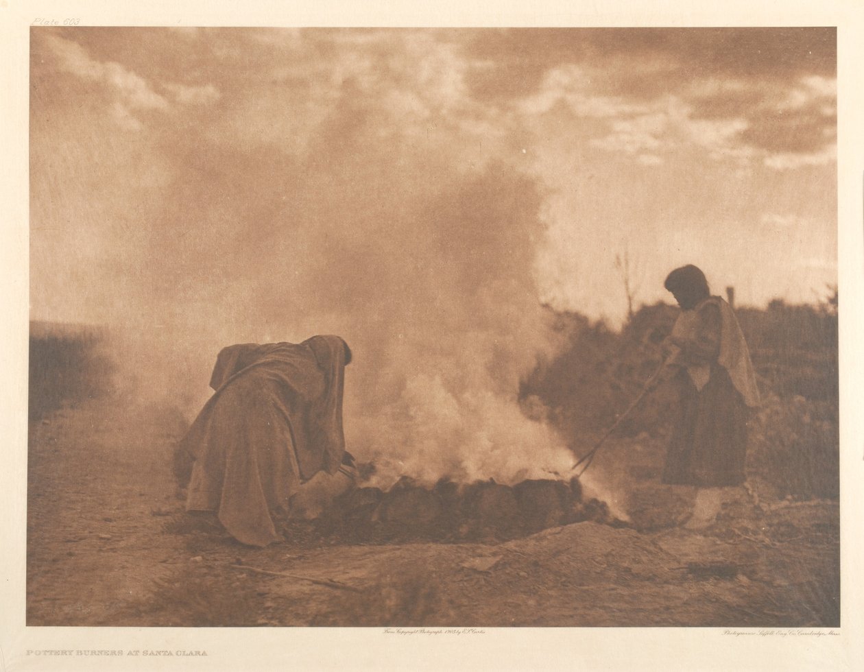 Pottery Burners at Santa Clara by Edward Sheriff Curtis