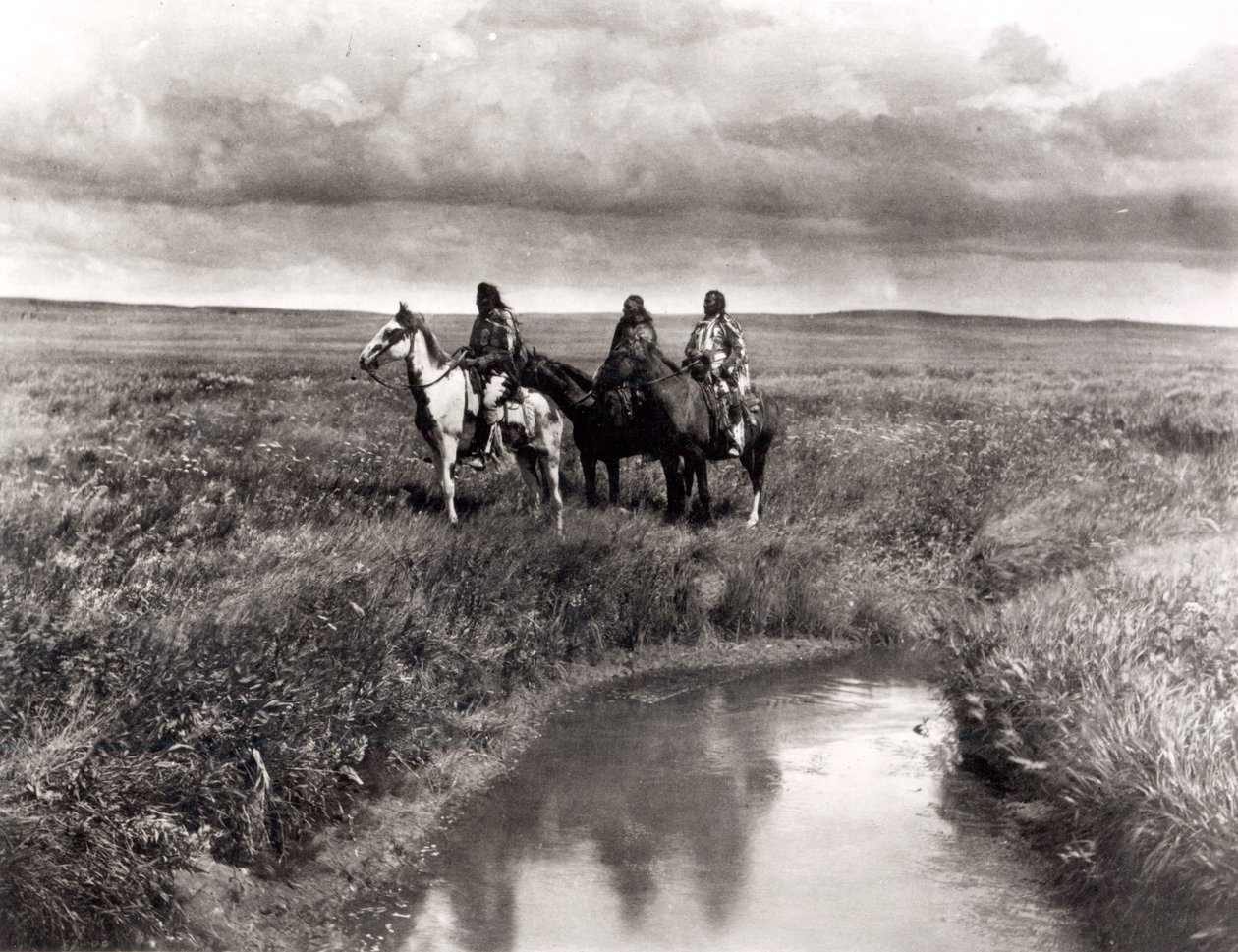 Three American Indian Chiefs, c.1900 by Edward Sheriff Curtis