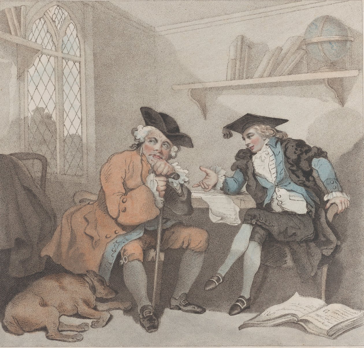 A College Scene, or a Fruitless Attempt on the Purse of Old Square-toes by Edward Williams