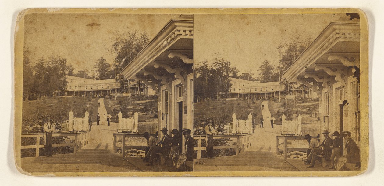 The Cresson Mountain House. Situated on one of the highest peaks of the Alleghenies...[Pennsylvania Central R.R.] by Edward and Henry T. Anthony and Co.