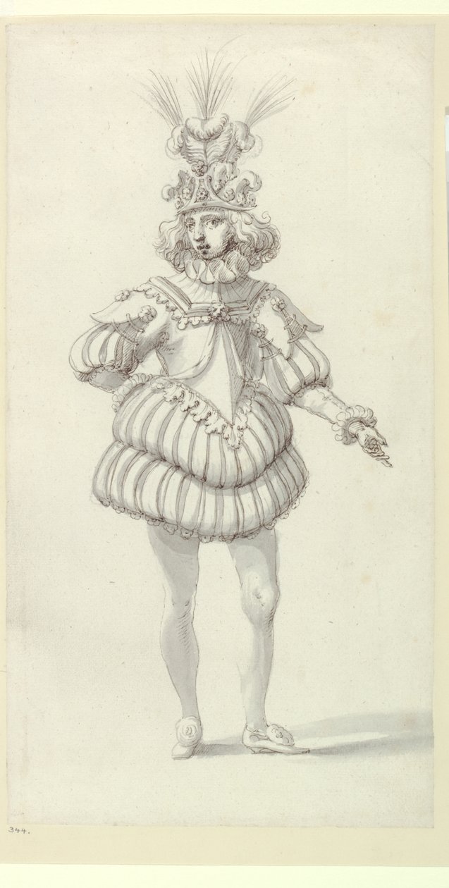 Salmacida Spolia - The King and Masquers: second version (for the King) by Edward the Elder Pearce