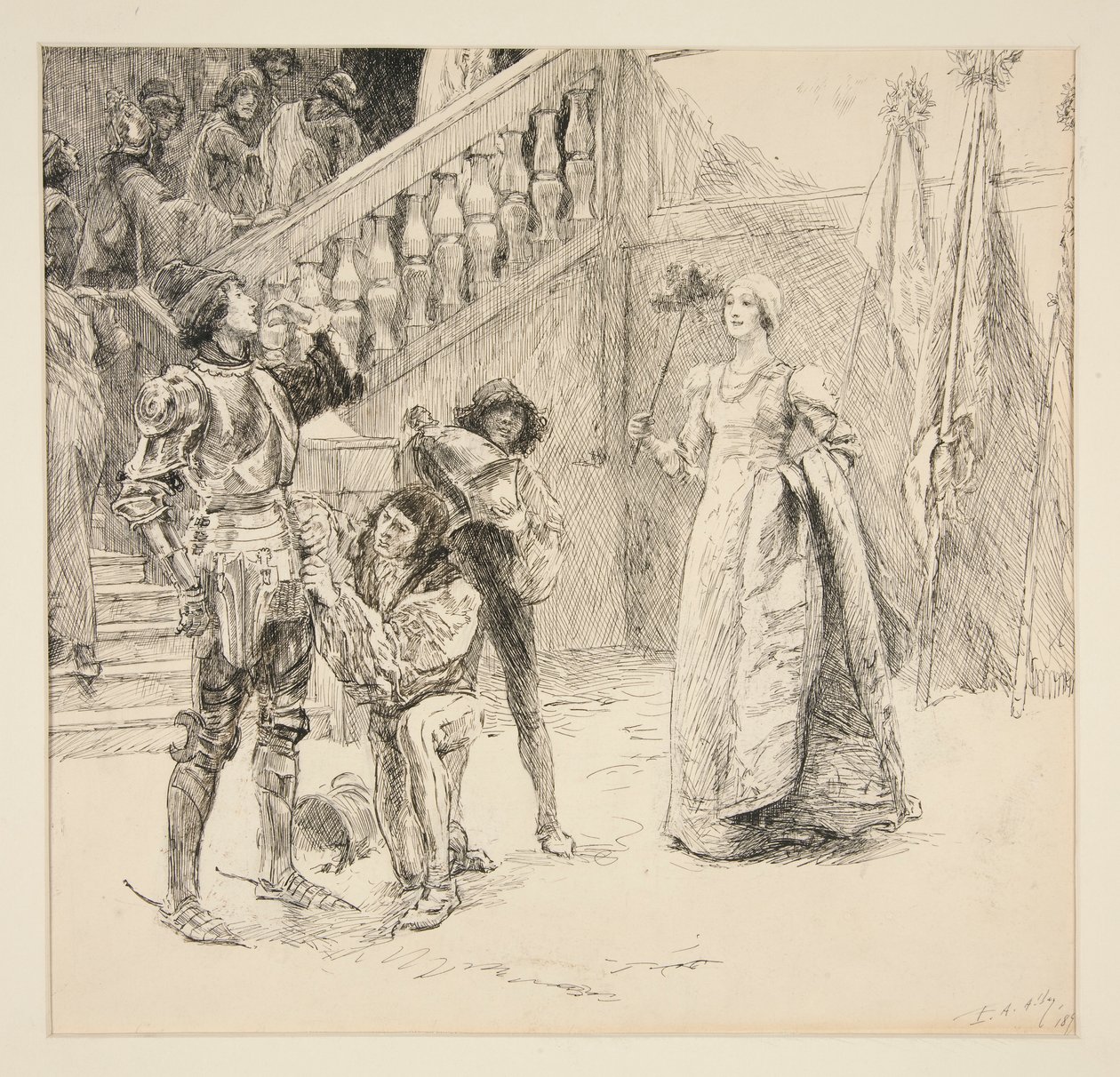 Benedick by Edwin Austin Abbey