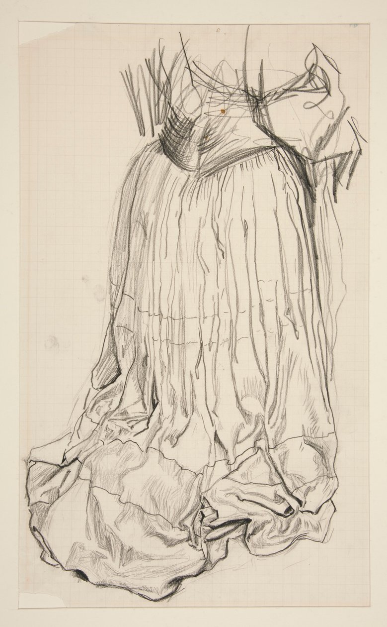 Drapery Study by Edwin Austin Abbey