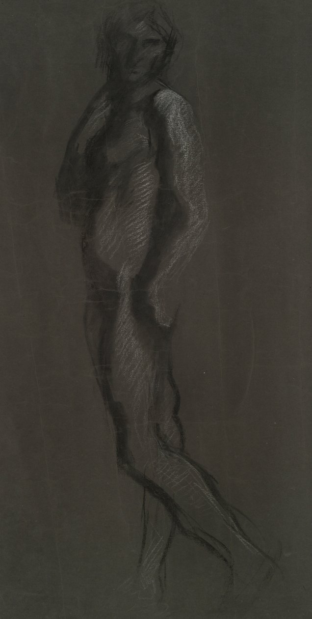 Early Figure Study by Edwin Austin Abbey