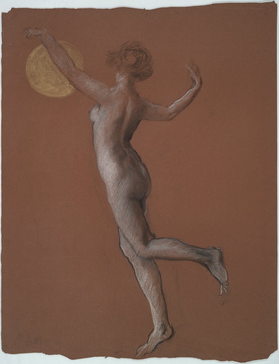 Early Figure Study by Edwin Austin Abbey