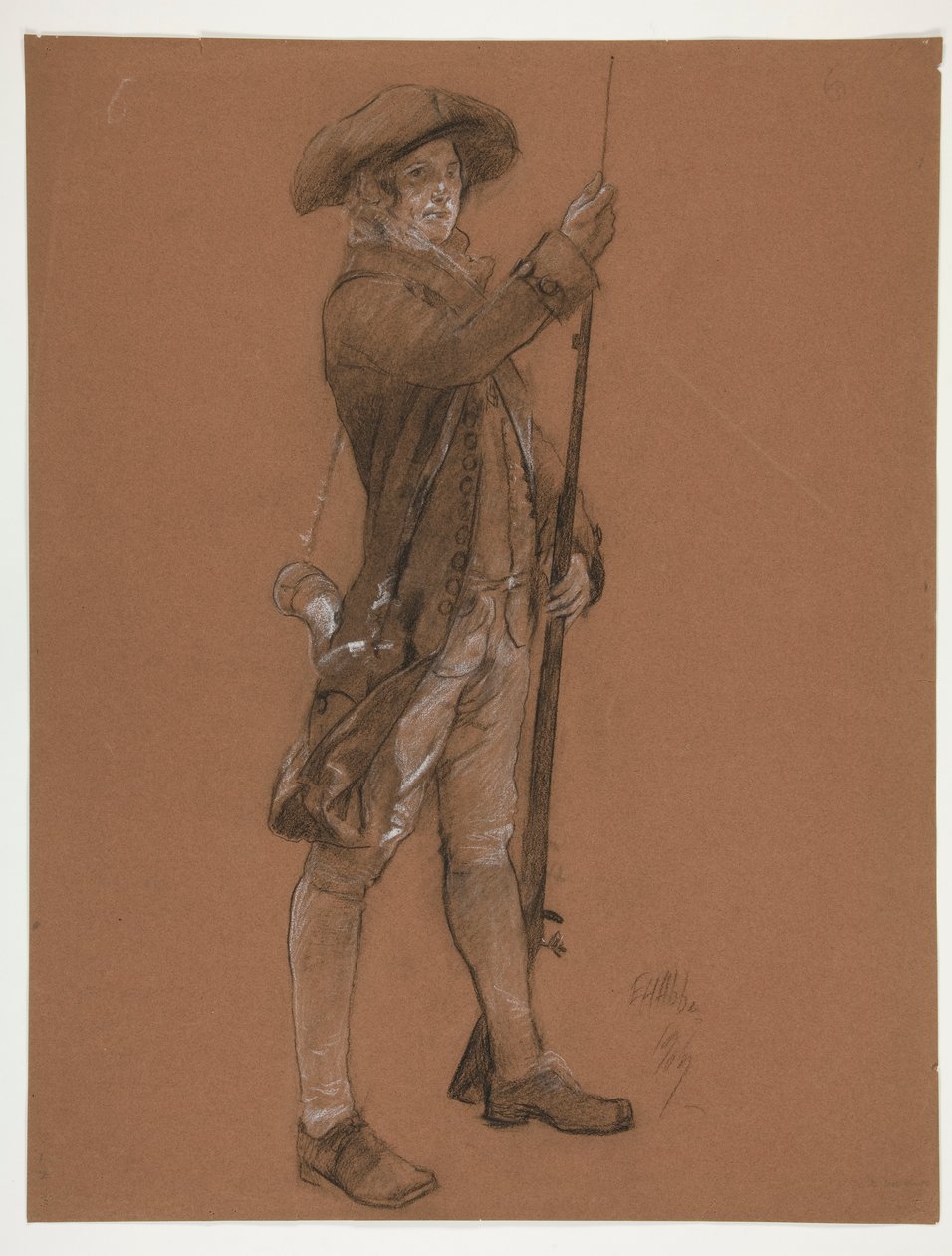 Figure Study by Edwin Austin Abbey