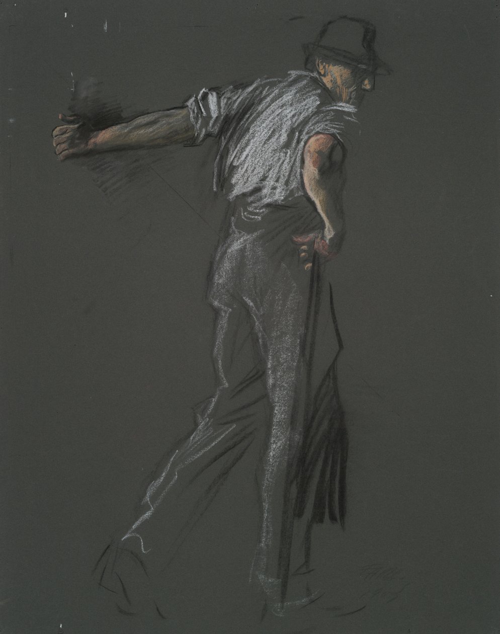 Figure Study by Edwin Austin Abbey