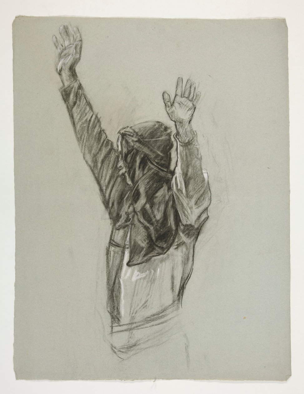 Figure Study for King Arthur by Edwin Austin Abbey