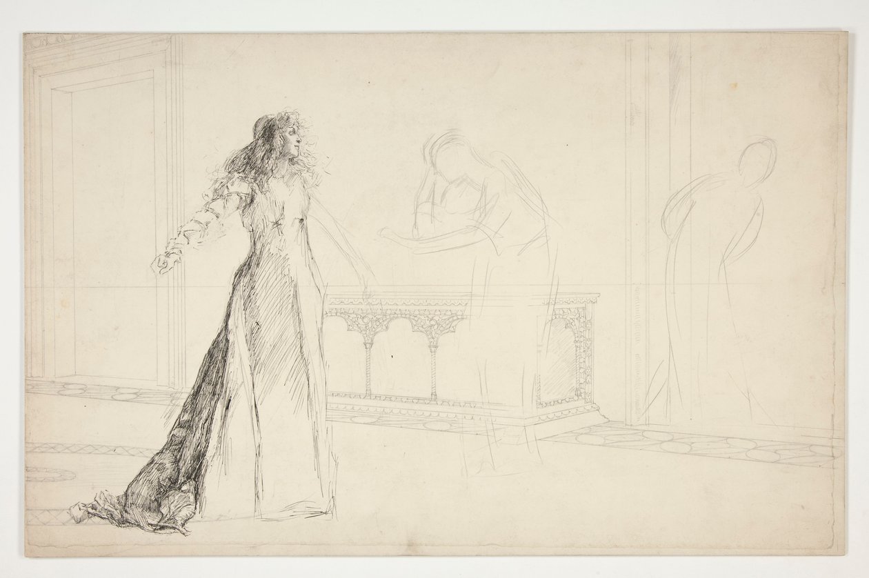 Juliet in Hall, from Romeo and Juliet by Edwin Austin Abbey