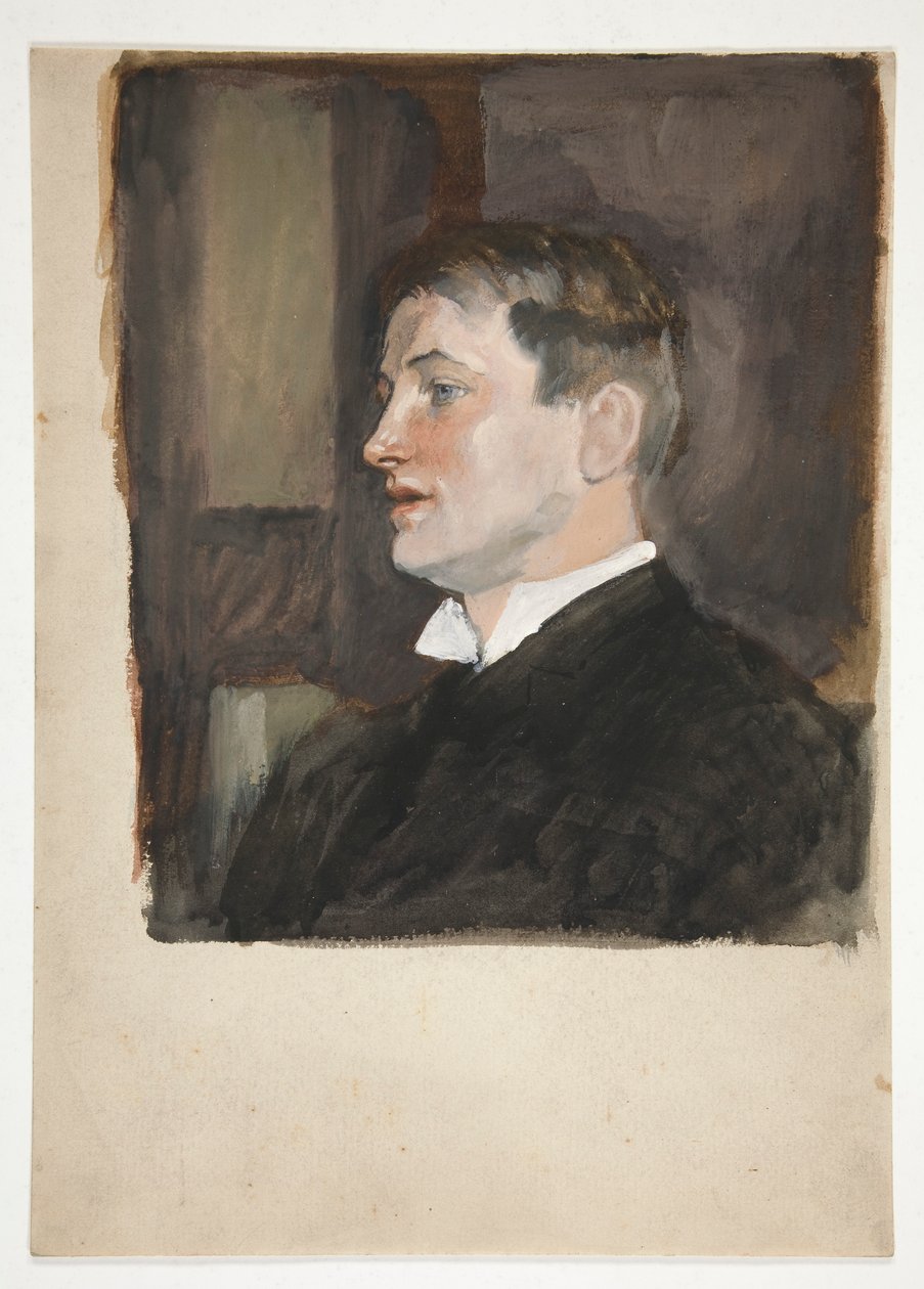 Portrait of a Young Man (Unidentified Sitter) by Edwin Austin Abbey