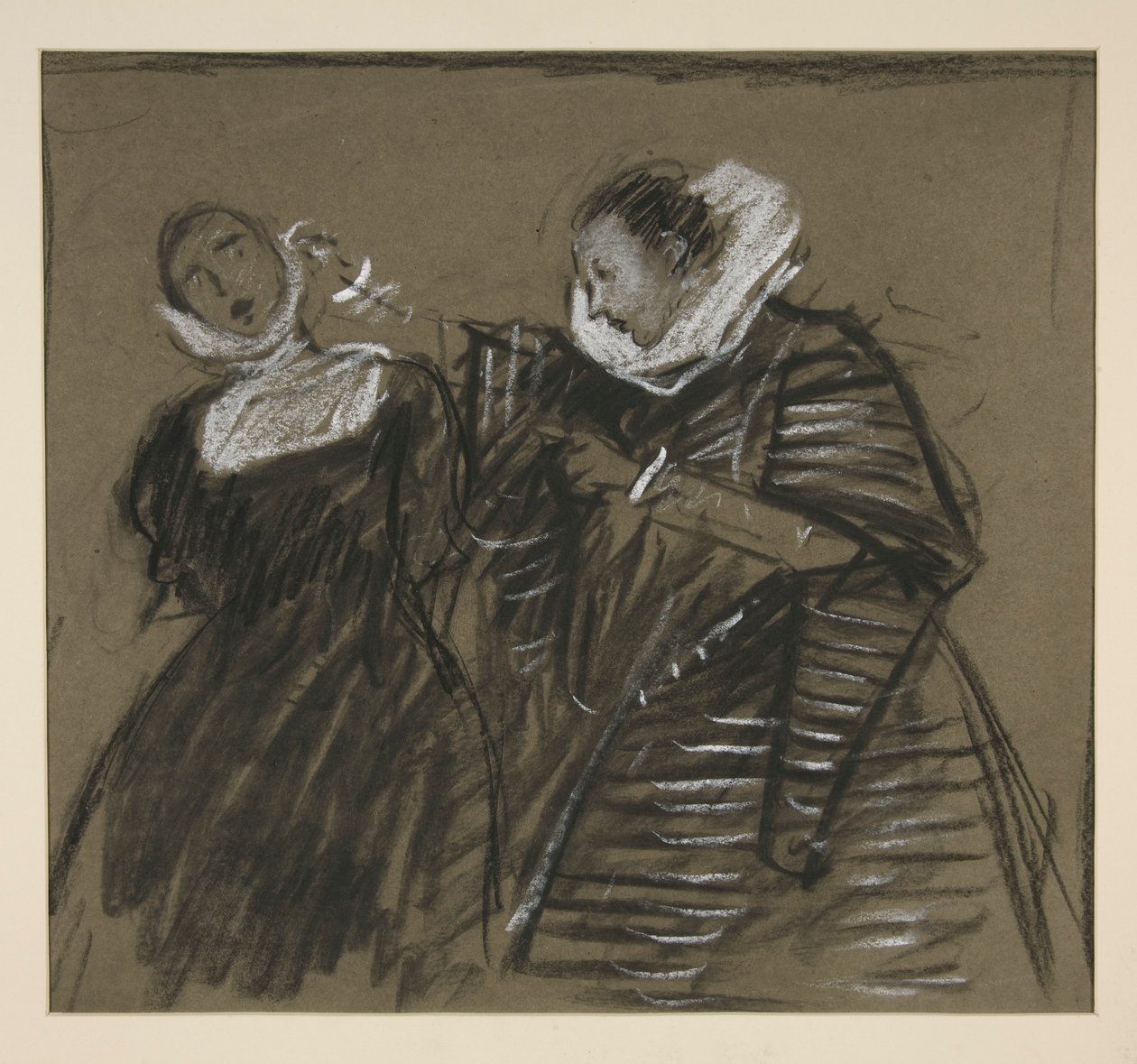 Sketch for Taming of the Shrew by Edwin Austin Abbey