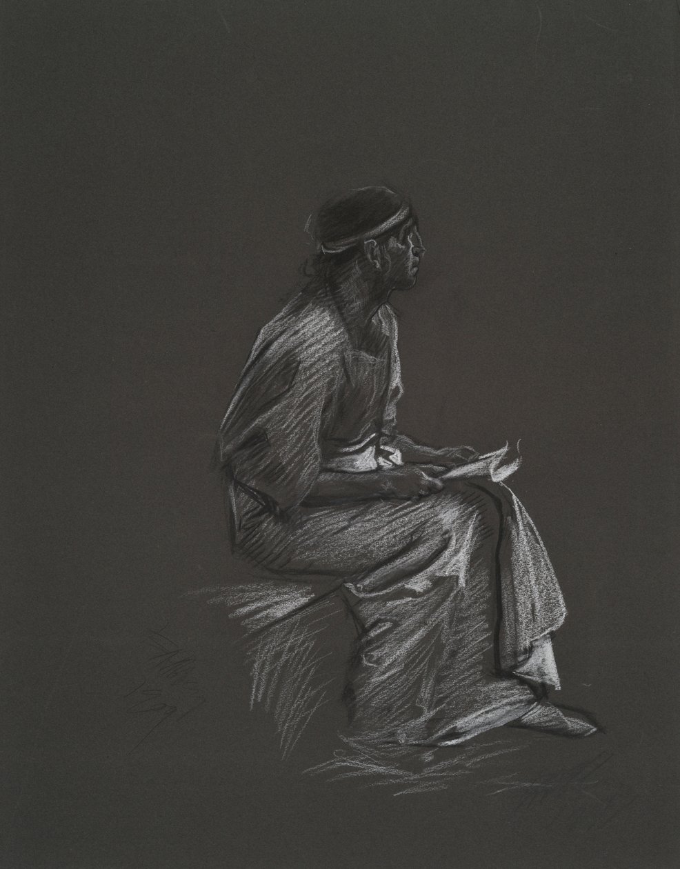 Study by Edwin Austin Abbey