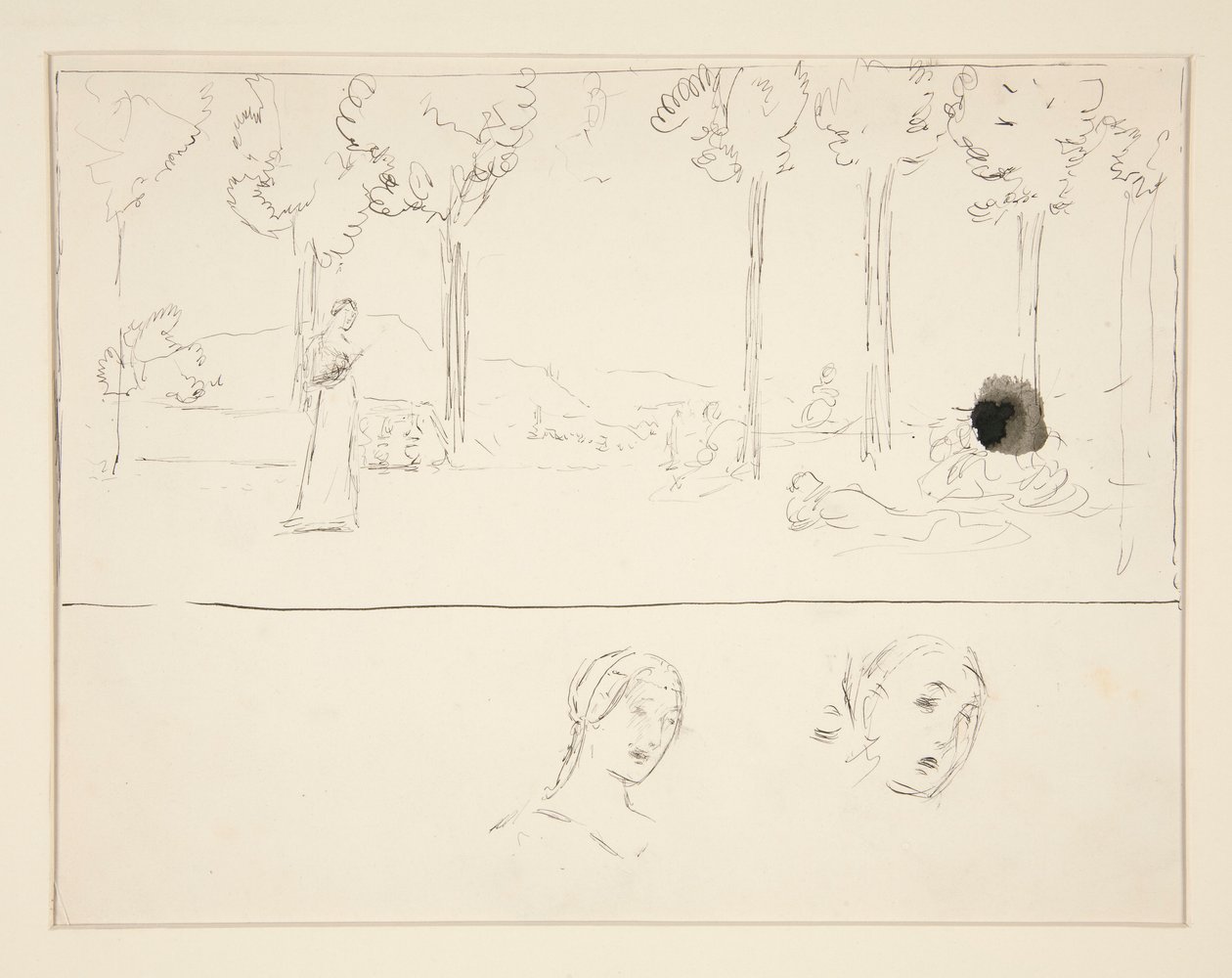 Study for Fiametta by Edwin Austin Abbey