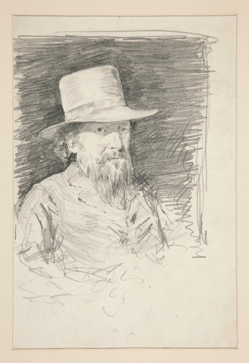 Study for General Meade: Sketch for Mural for the State Capitol Building in Harrisburg, Pennsylvania, 1902-1911 (Completed by John Singer Sargent) by Edwin Austin Abbey