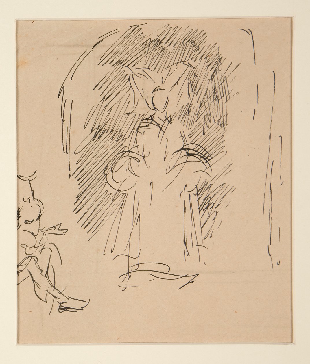 Study for Priest and the Great Lady by Edwin Austin Abbey