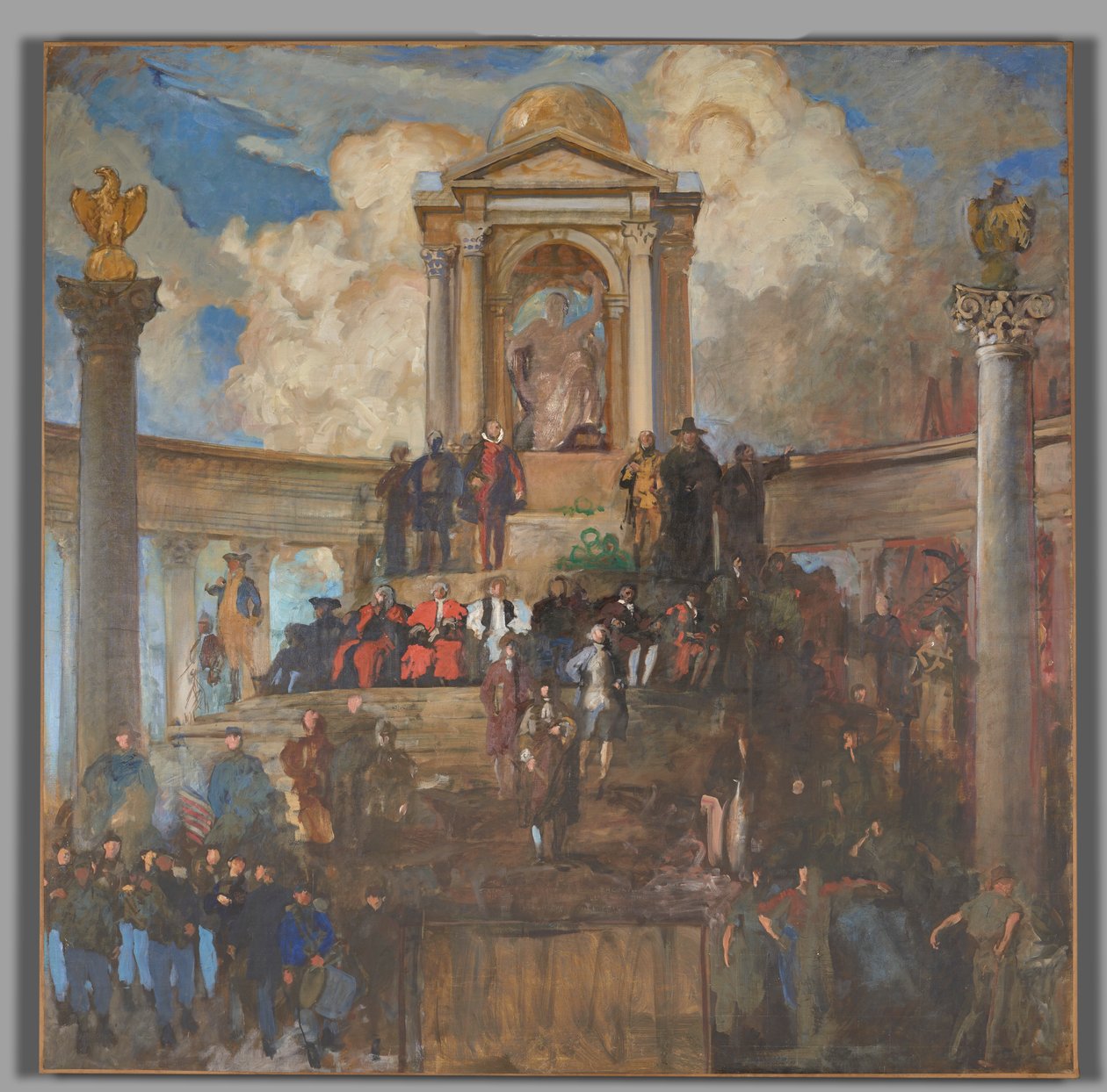 Study for The Apotheosis of Pennsylvania, House of Representatives Chamber, Pennsylvania State Capitol, Harrisburg by Edwin Austin Abbey