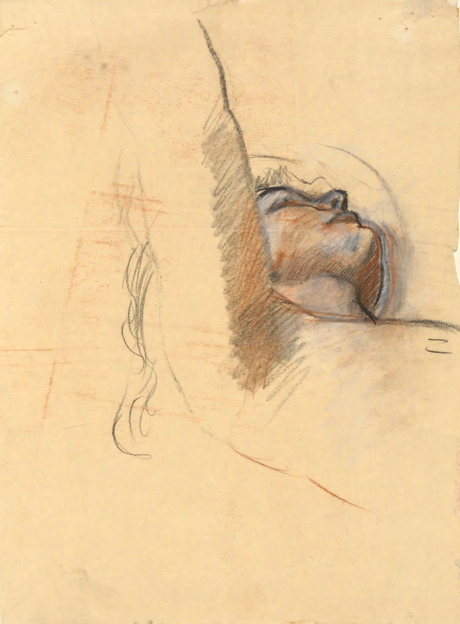 Study for The Spirit of Light - mural decoration at the State Capitol Building in Harrisburg, Pennsylvania, 1902-1911 (completed by John Singer Sargent) by Edwin Austin Abbey