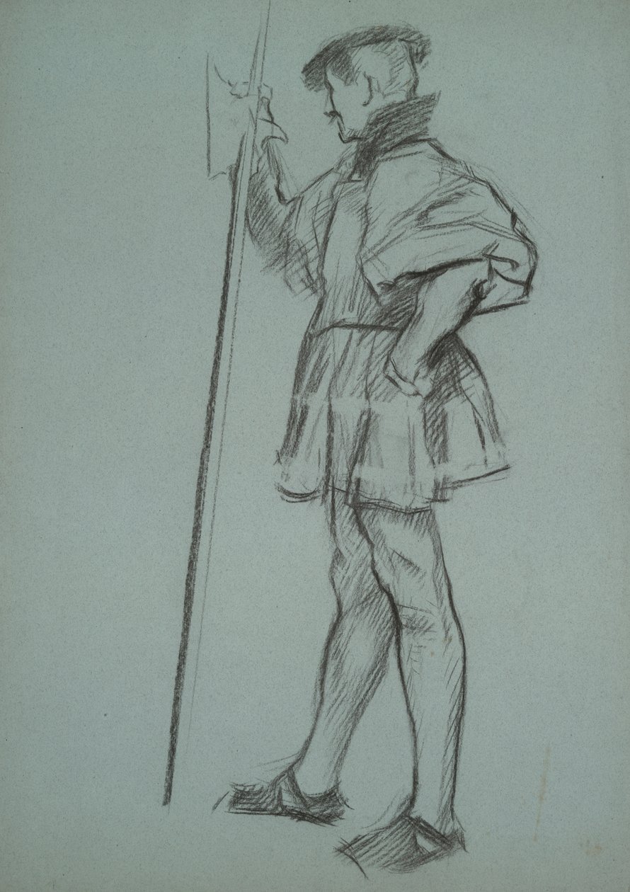 Study for The Trial of Queen Catherine by Edwin Austin Abbey
