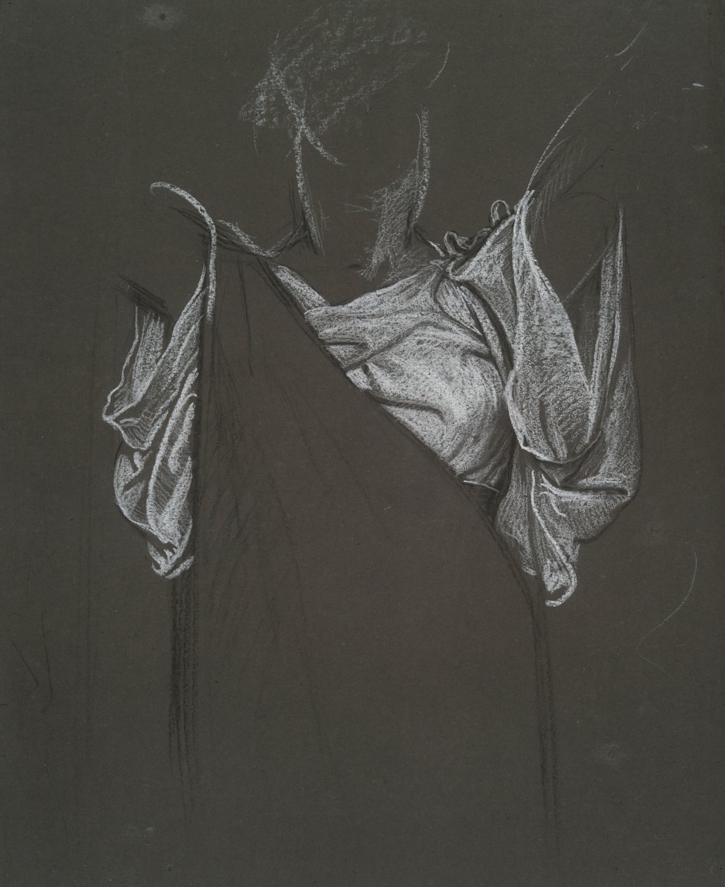 Study for Allegorical Figure of Religion, rondel in the rotunda of the Pennsylvania State Capitol Building, Harrisburg, 1902-1911 by Edwin Austin Abbey