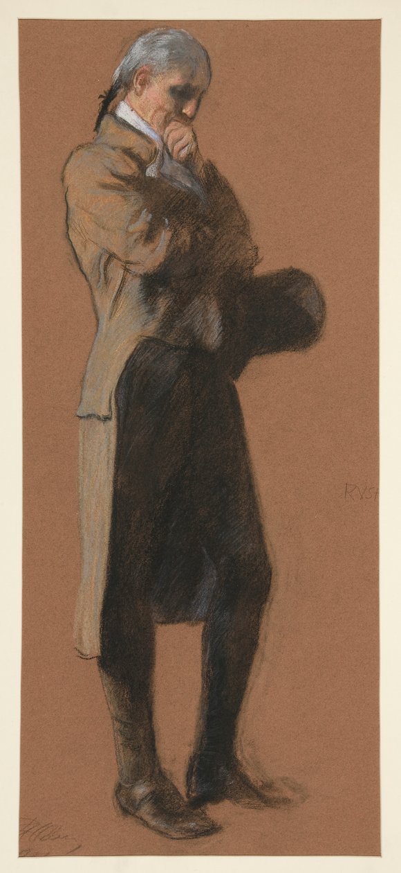 Study for Figure of Dr. Benjamin Rush by Edwin Austin Abbey