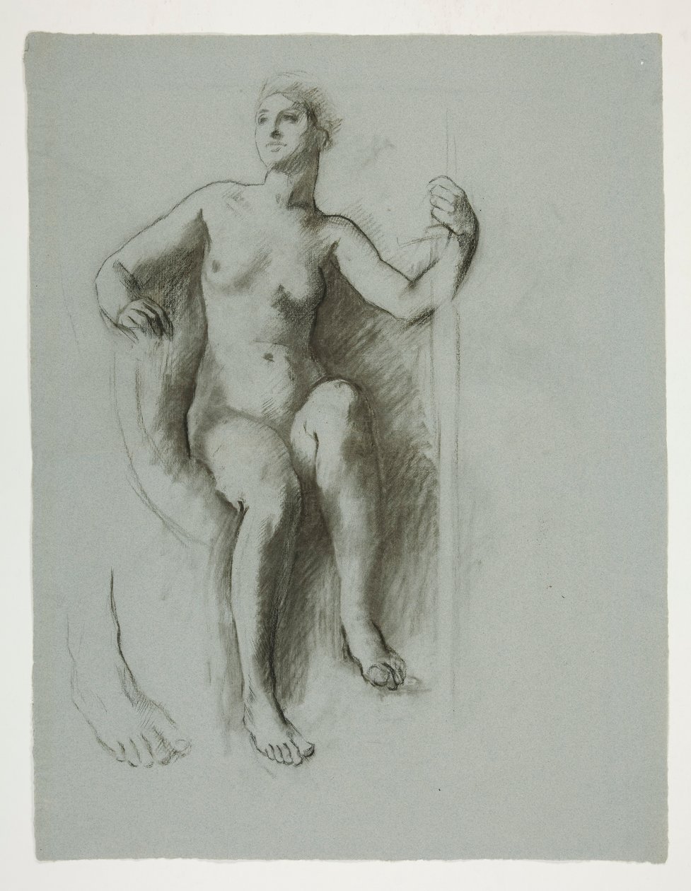Study for Figure of the Genius of State by Edwin Austin Abbey