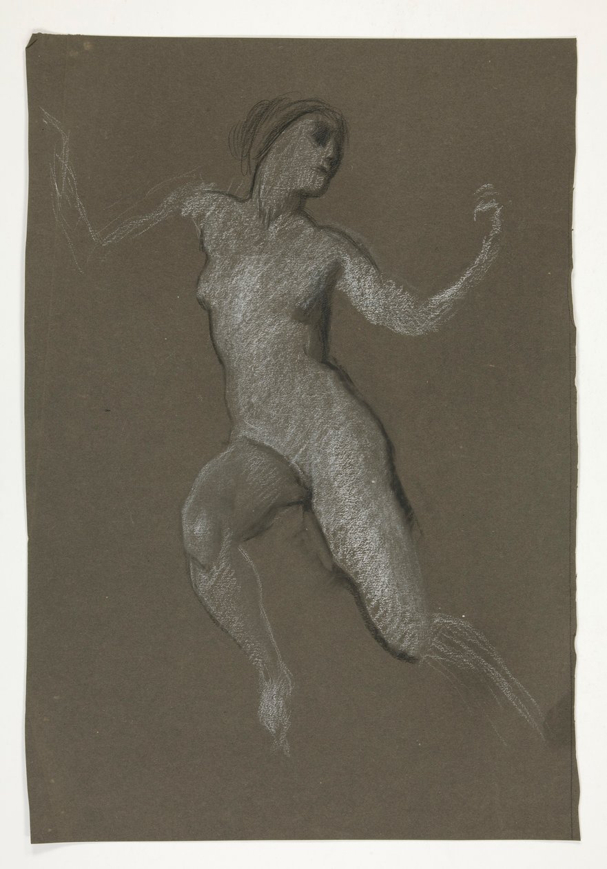 Study for the Figure of 12 Noon by Edwin Austin Abbey
